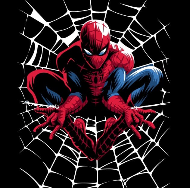 spiderman vector gratis